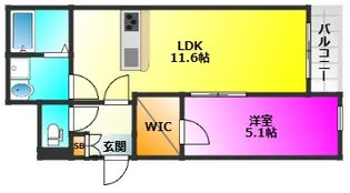 日の出パラシオ【1階】の間取り