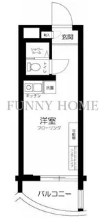 レジダンス・イン・三軒茶屋【2階】の間取り