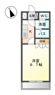 パルハウス【1階】の間取り