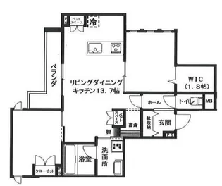 (仮)へーベルメゾン元住吉【3階】の間取り