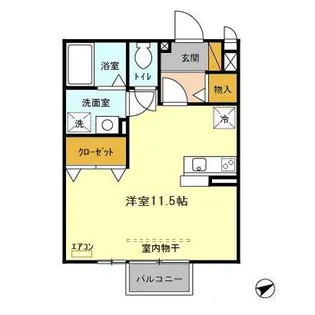 メルベーユ【2階】の間取り