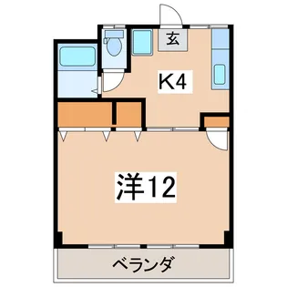 ヴィラール石原【2階】の間取り