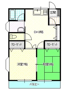 第2シビックプラザ B棟【2階】の間取り