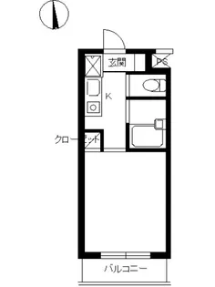 スカイコート高円寺第5【2階】の間取り