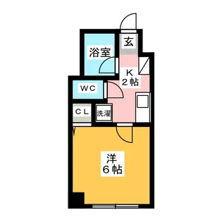 ブルーム・永福町【1階】の間取り