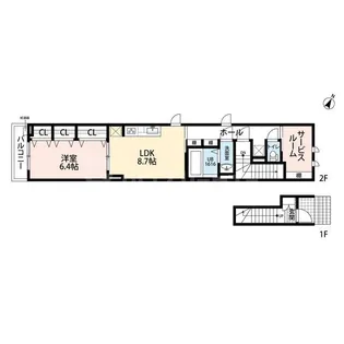 1life【2階】の間取り