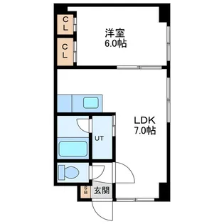 フロイデンス桑園【4階】の間取り