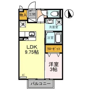 パークコートG棟【1階】の間取り