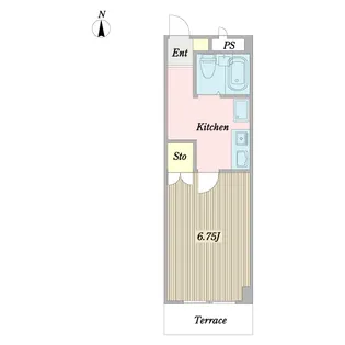 エステート北小金 A棟【2階】の間取り