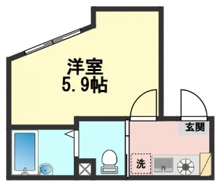 MaisonBuddy【2階】の間取り