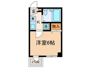 マンション川口【2階】の間取り