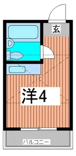 メゾンハピーI【2階】の間取り