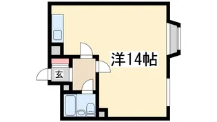 チサンマンション第7新大阪【8階】の間取り