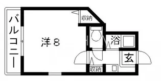 プラザ2丁目【2階】の間取り