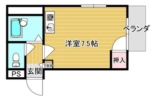 ルミエール西出【1階】の間取り