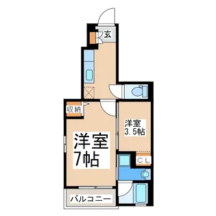 サウススクエア【1階】の間取り
