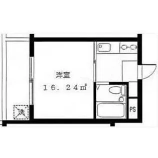 ヴァンテベール【3階】の間取り