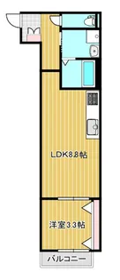 アリエッタ滝西【2階】の間取り