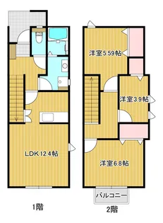 ソレイユの間取り