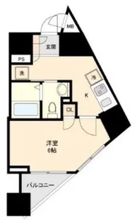 メイクスデザイン西新宿【4階】の間取り