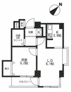 土橋ビル【3階】の間取り