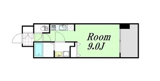 エス・キュート梅田中崎町【4階】の間取り