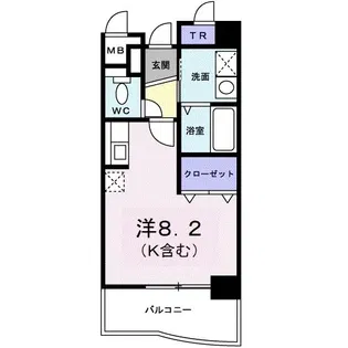 コートライブリーN【4階】の間取り