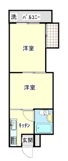 アークマンション【4階】の間取り
