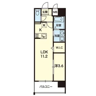 サンクス上水前寺【6階】の間取り
