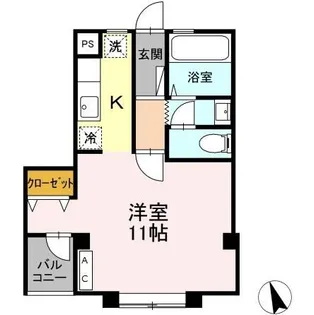 ざおうマンション【2階】の間取り