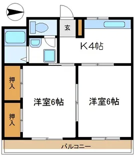 ハイムアベ【3階】の間取り