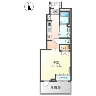 レインボーヒルズ ネクスト【1階】の間取り