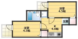 セントラル和泉【2階】の間取り