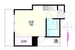 ハイツ北岡【4階】の間取り