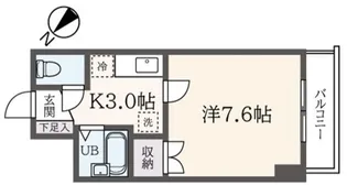 ヴィラ・ローザ【3階】の間取り