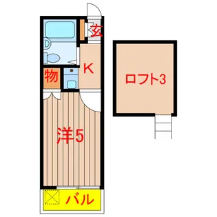 レイーナ北習志野【1階】の間取り