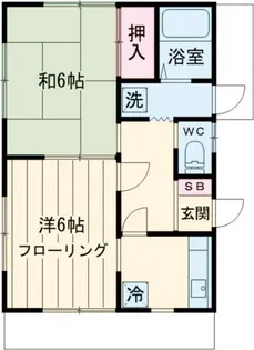 サン・グリーン【1階】の間取り