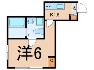 ベルラピス中山【1階】の間取り