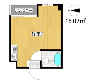 ラパンジール長堀【2階】の間取り
