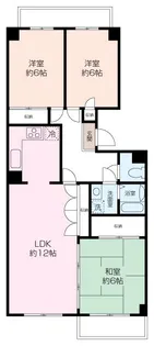 エステート市ヶ尾【1階】の間取り
