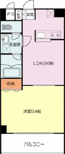 マルイマンション【3階】の間取り