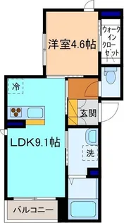 Chanvre doux東山【3階】の間取り