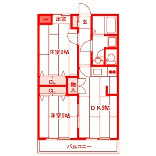 メゾン・ラフィール【2階】の間取り