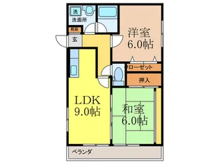 メモア-ルYAMADA【1階】の間取り