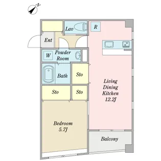 オザリア南行徳【2階】の間取り
