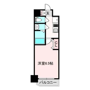 ララプレイス天王寺ルフレ【5階】の間取り