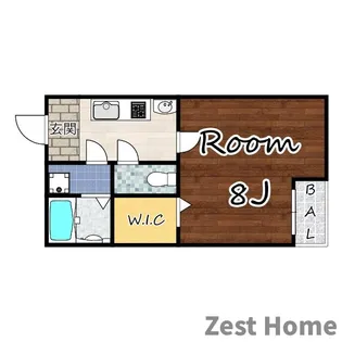 パインズ立花【2階】の間取り