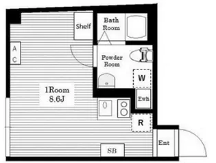 アルトゥーラ大崎【4階】の間取り
