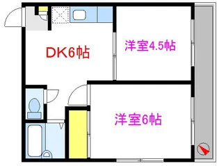 町屋パークサイド居串【3階】の間取り