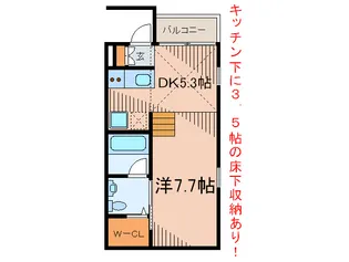 シルバラ-ドスプリングス【2階】の間取り